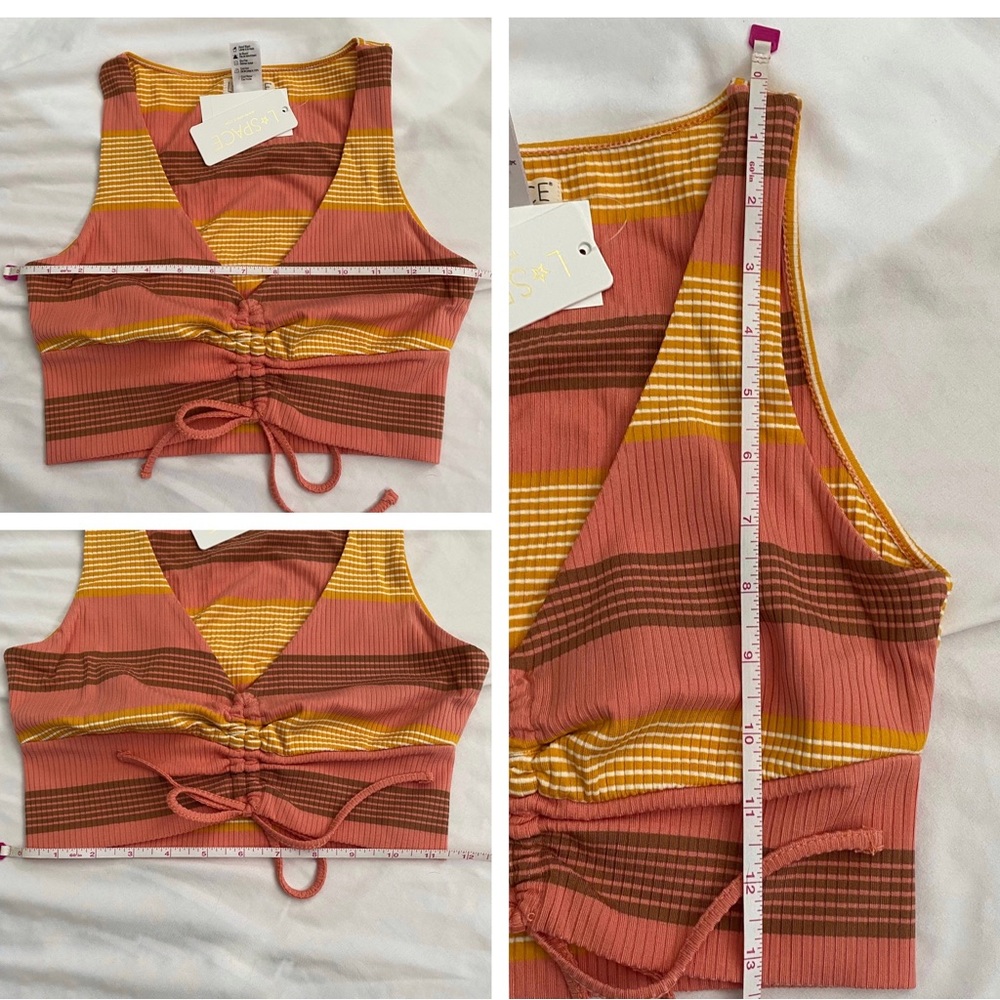 L*Space Mae Crop Top in Beachy Keen Stripe, NWT - Picture 15 of 15